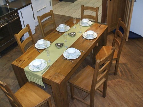 Solid Oak Dining Table